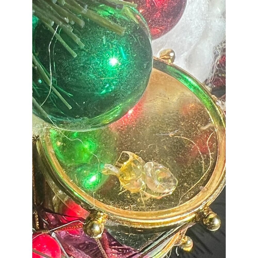Santa Claus Christmas Ornament with Decorations Pine Accents 12” - Picture 11 of 16